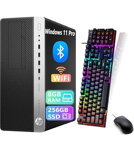 HP ProDesk 600 G4 SFF Business Desktop PC, Intel Core i3-8100 3.6